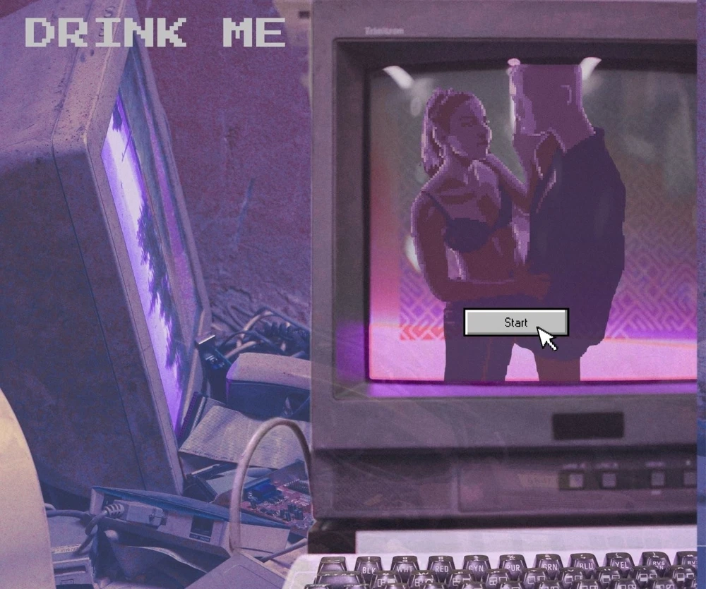 Official Drink Me interactive music video artwork
